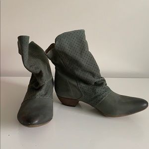 Fly London made in Portugal suede bootie